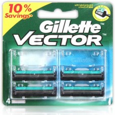 Gillette Vector Twin Blade (4 in Pack) 